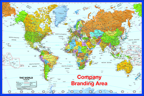 World Map (Atlantic Centered)