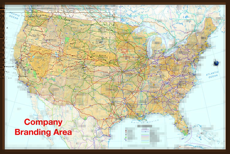 USA Intermodal Map